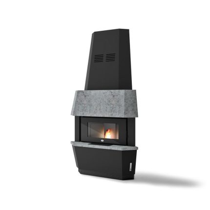 Cheminée à granules ventilé - EVACALOR Giotto 11.5 kw