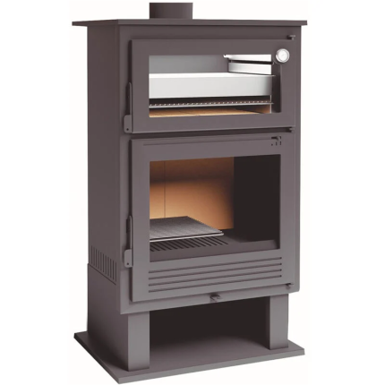 Poêle à bois avec four - FIREMATIC Nebraska 9.5 kW