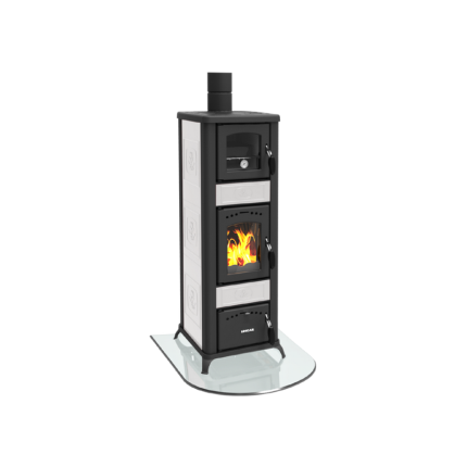 Poêle à bois avec four - LINCAR Alice 490AZ 7 kW