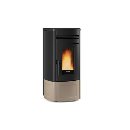 Poêle à granulés ventilé étanche canalisable débrayable - EXTRAFLAME Noris Plus Lux 13 kW